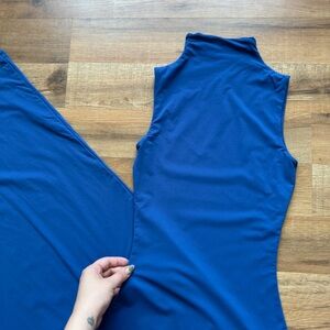 SKIMS Fits Everybody Mock Neck Maxi Dress